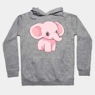 Simple drawn elephant Hoodie